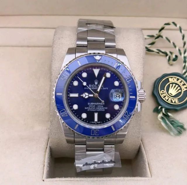 Rolex Submariner Azul Automatico Linha Premium AAA suico Acessorios Aldeota Fortaleza 1187175504 OLX