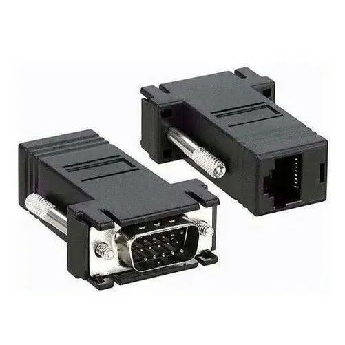 Adaptador Extensor VGA macho X RJ45 Via cabo de Rede até 30 metros  - Foto 2