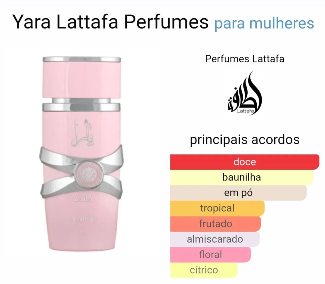 Perfume yara lattafa 100 ml - Foto 4