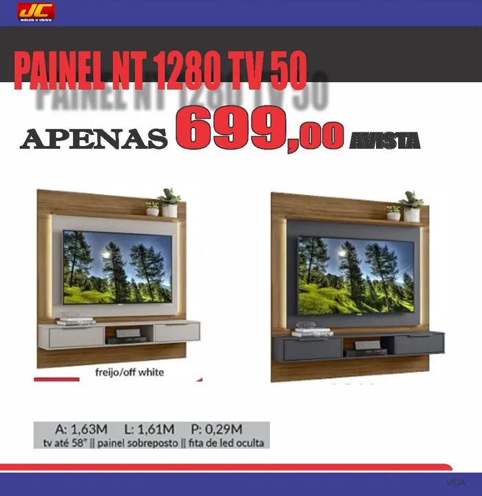 Painel NT 1280 para tv 50' super oferta 