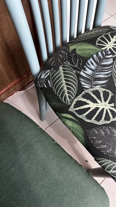 Cadeiras jantar 6 unidades aceito troca - Foto 2