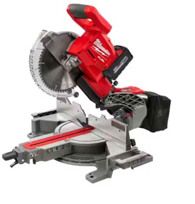 Serra de esquadria M18 FUEL 10 polegada composta deslizante com chanfro, bateria64750824699138123