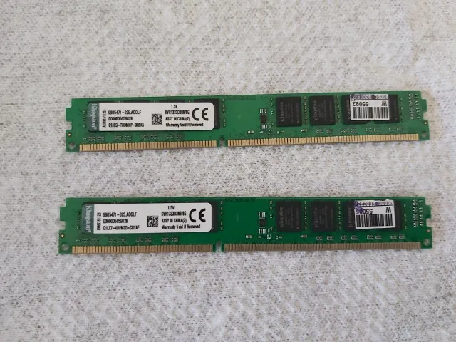 Memórias RAMs Kingston 8GB ddr3 1333 mHz