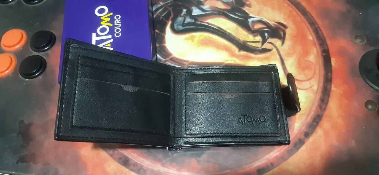carteira masculina átomo - já é o menor preço - Foto 2