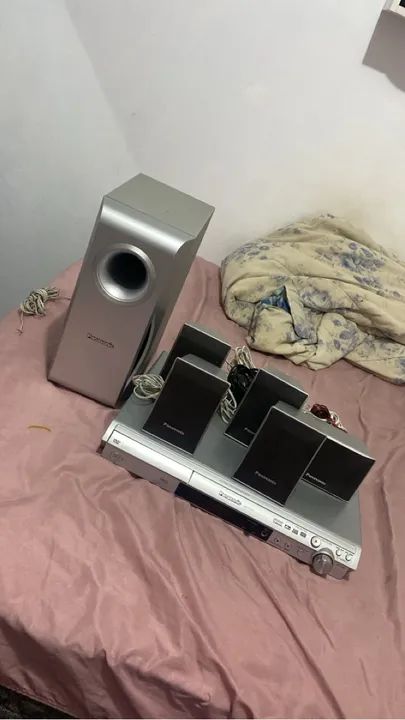 Home Theater Panasonic com DVD Player e 5.1 Canais - Foto 2