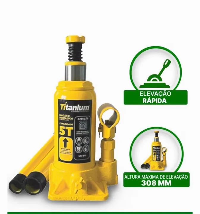 Macaco hidráulico garrafa 5 toneladas - Foto 3