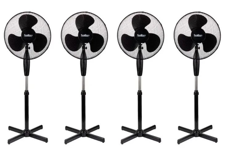 Ventilador De Coluna Preto 3 Pás 43cm Rymaxi 220v - Foto 2