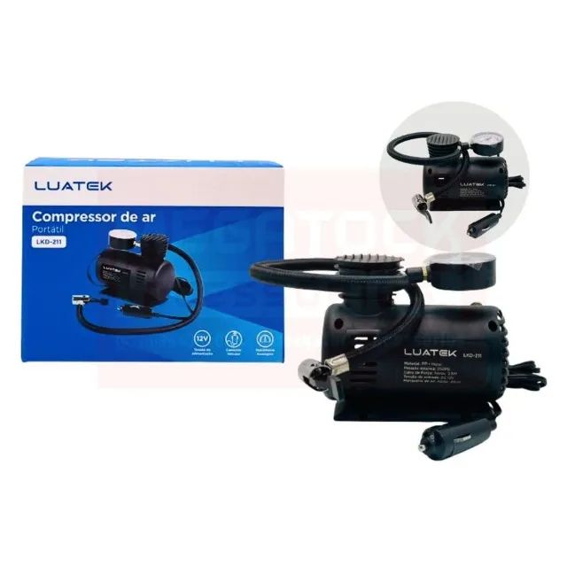 Compressor de Ar Portátil LUATEK LKD-211