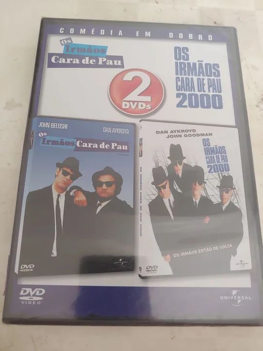 Dvd Os Irmãos Cara de Pau 1 e 2 - 2 DVDs