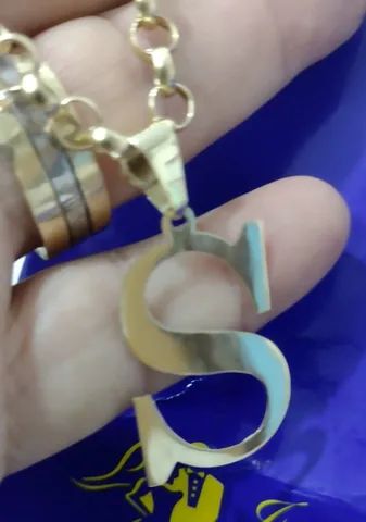 Pingente Ouro 18 Kilates 3 Gramas 30 mm Maciço  - Foto 2