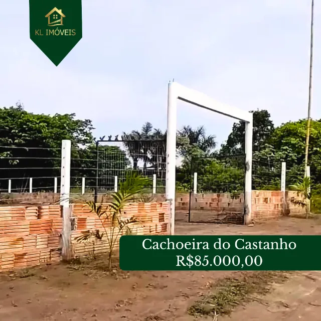 Vendo Terreno no Km 23 no Ramal da cachoeira do Castanho - Á vista