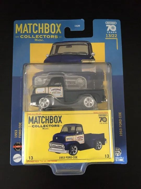 Matchbox - Ford COE 1953 Azul - HLJ55
