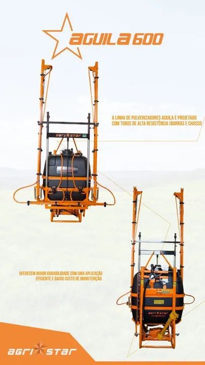 Pulverizador 600 litros barras para trator vendo ou troco