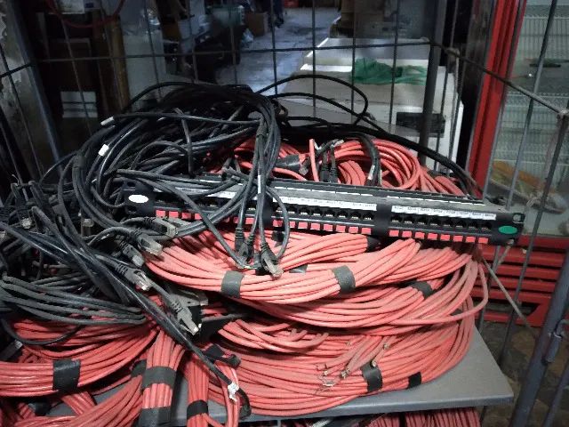 Patch panel CAt 5 e Cat 6,24 portas com cords de ate 6 metros,td Furukawa.Patch panel CAt - Foto 5