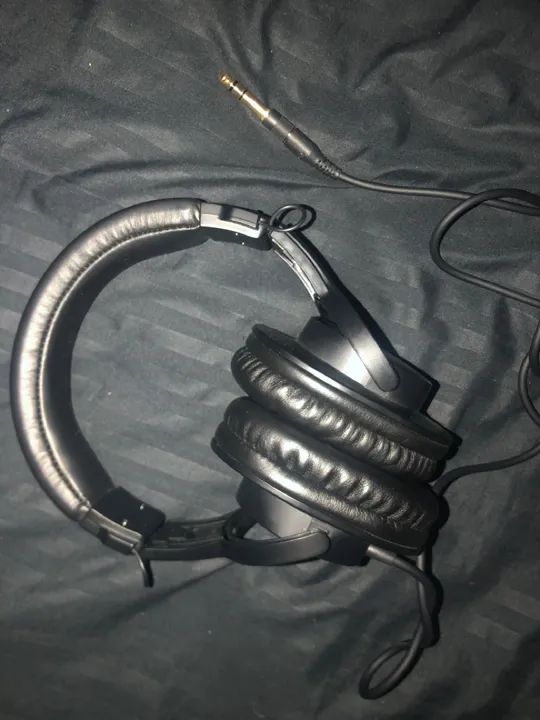 Kit Microfone Audio Technica AT2020 + FONE AUDIO TECHNICA ATH-M20x - Foto 3