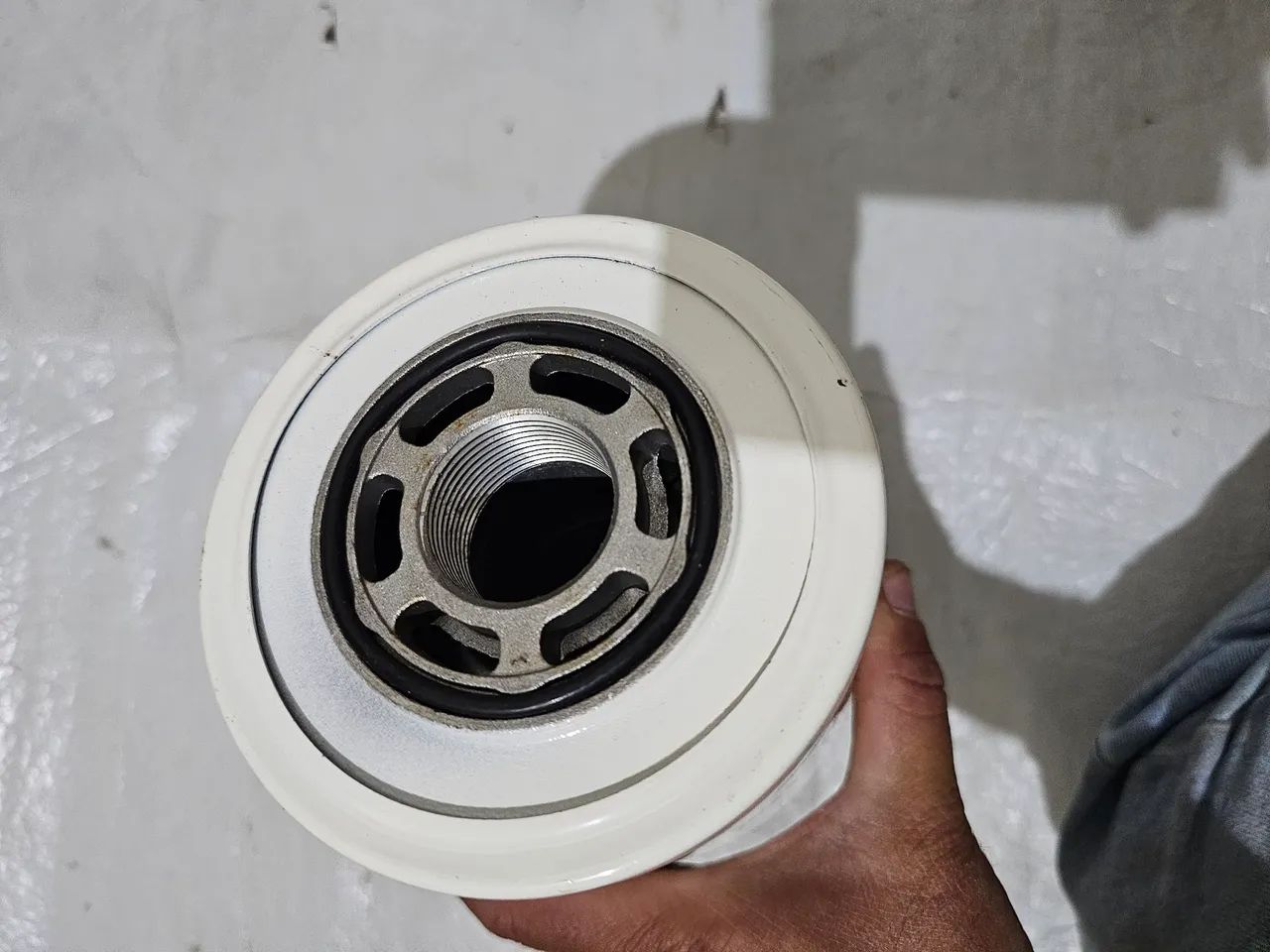 Trator colhetadeira new holand filtro hidráulico novo original 48142232 - Foto 4