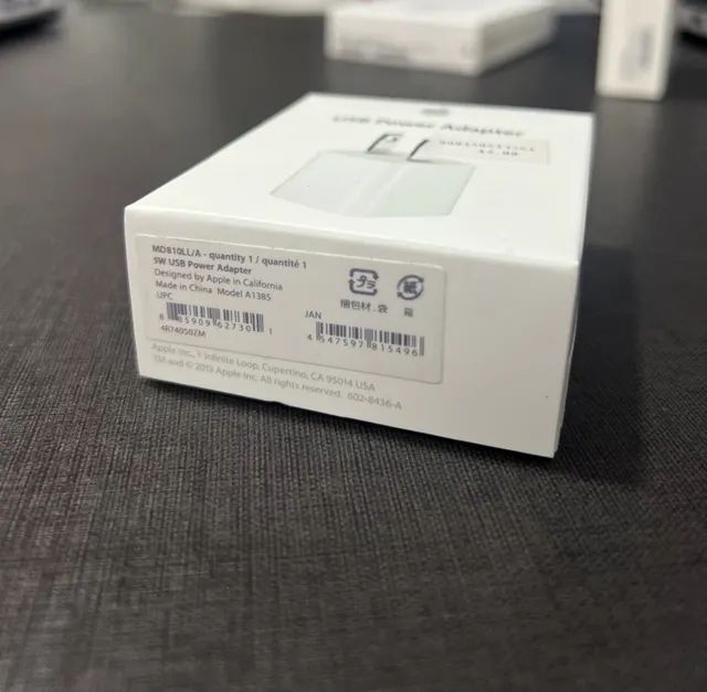 Apple carregador 5w padrão internacional usb A/lightning