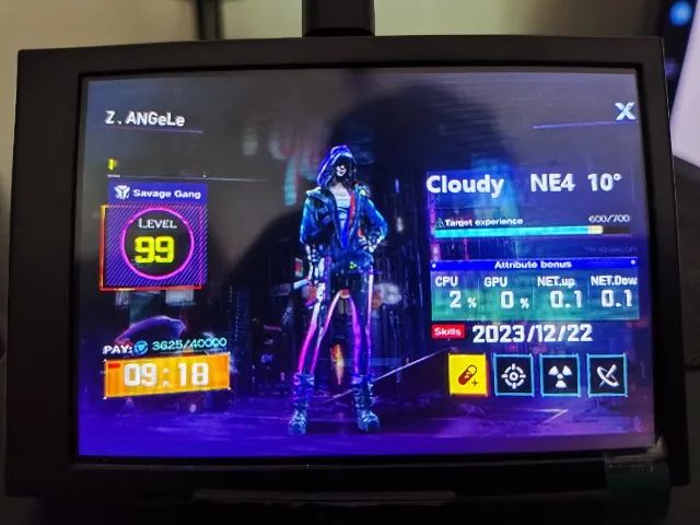 Mini Tela Ips Usb De 3,5 Polegadas Pc Monitor de temperatura - Foto 4