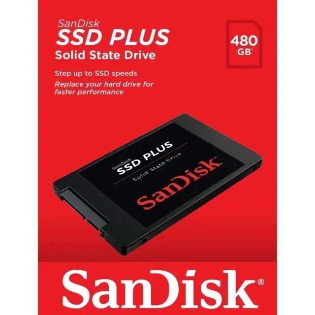 SSD 480GB 10X no Cartão
