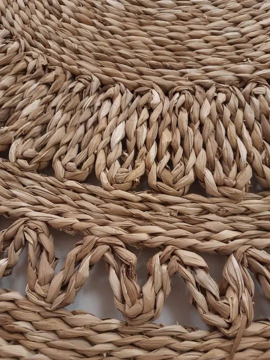 Tapete de palha redondo - Foto 2