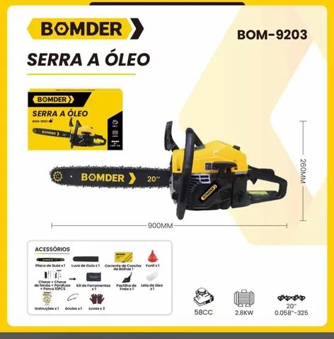 Motoserra á óleo Bomder Bom-9203 