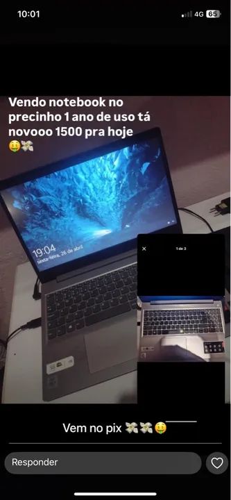 Notebook Lenovo Ideapad 3i - 10ª Geração - Foto 4