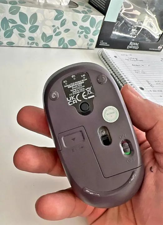 Mouse Sem Fio Baseus F01B, 3 Modos de Conexão  - Foto 3