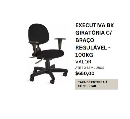 Cadeira de Escritório (Consultem os valores por modelo) - Foto 5