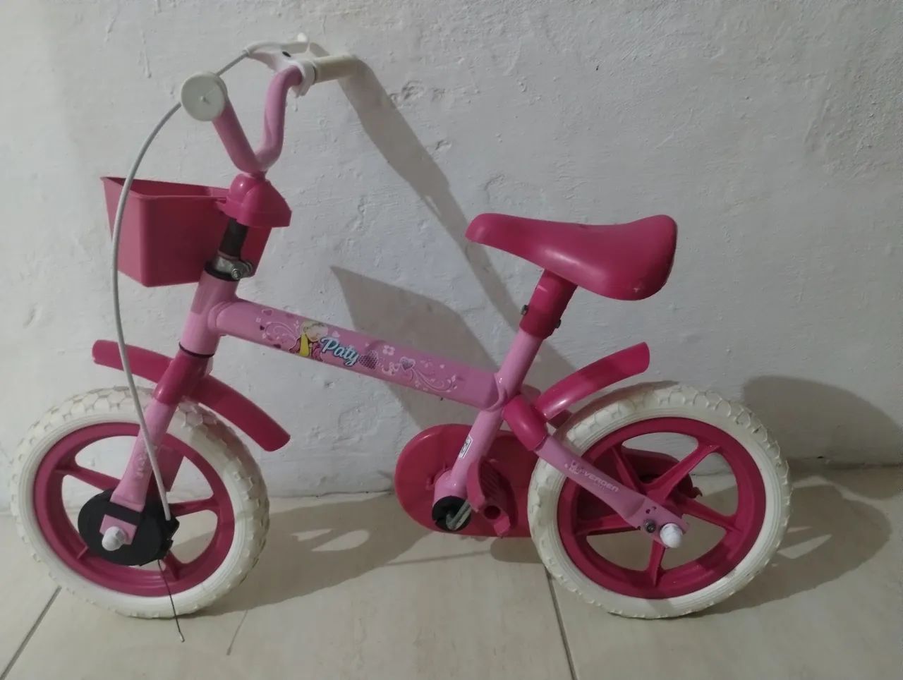Bicicleta Infantil Rosa Patty Aro 12 ( Tem rodinhas) - Foto 2