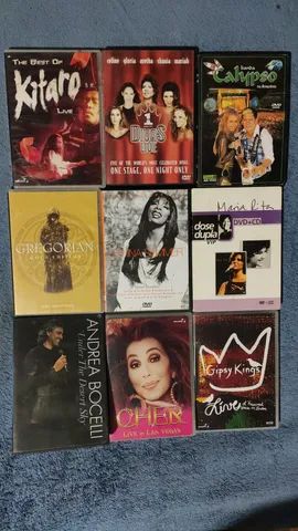 Lote com 100 dvds originais filmes e musicais - Foto 5
