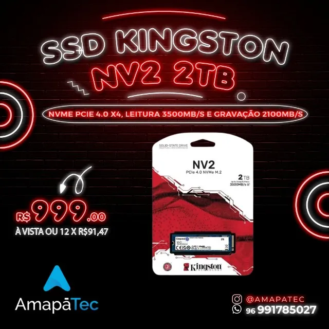 SSD Kingston 2TB Nvme