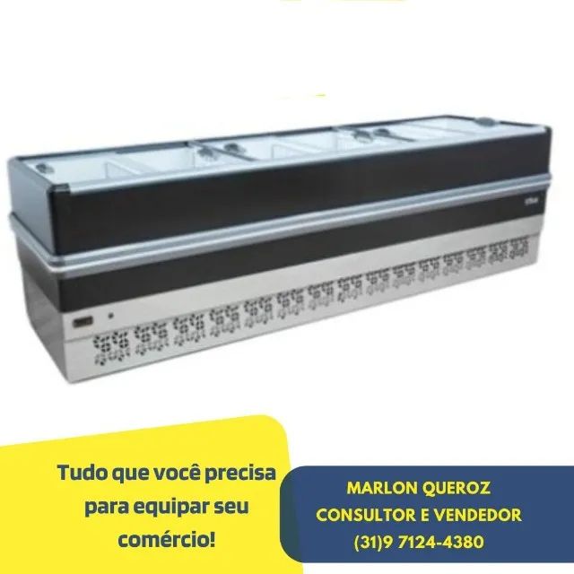 Ilha de Congelados 3M Preta Polar Nova