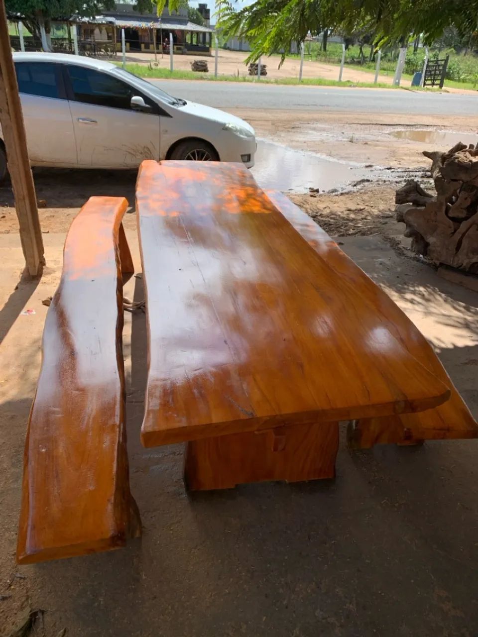 Mesa rústica de 3,00 por 0.90 de largura  - Foto 2