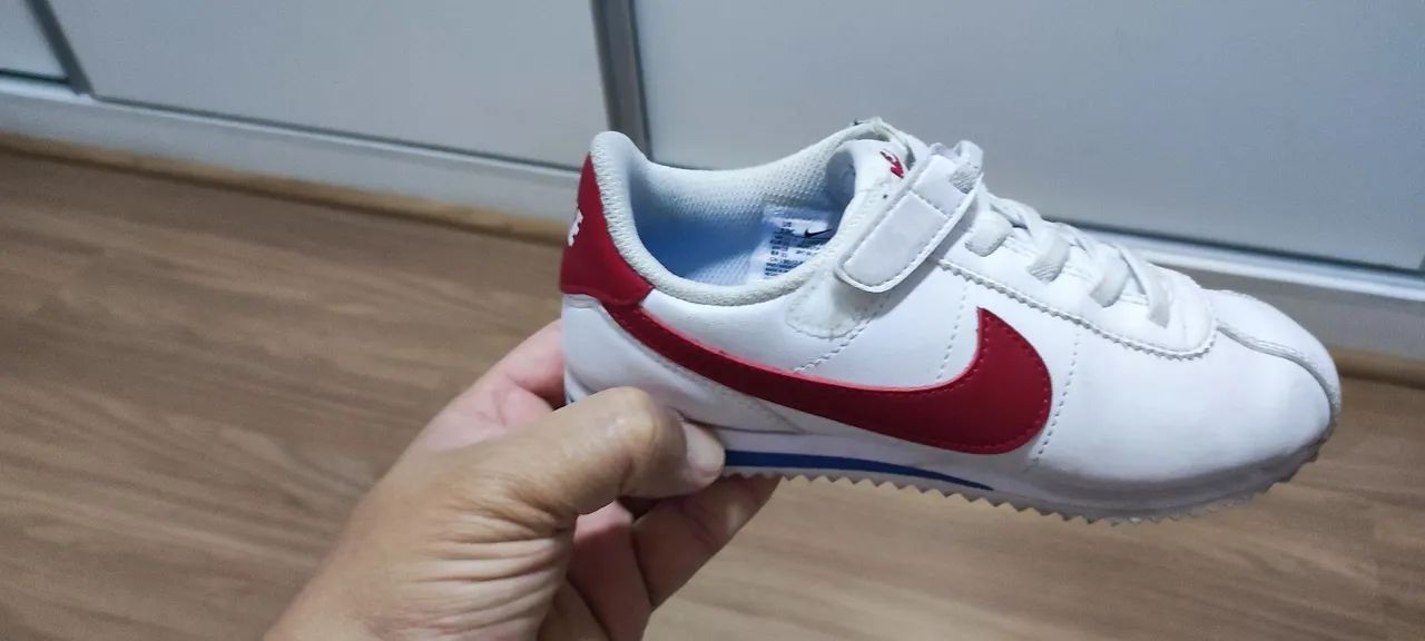 Tênis Infantil Nike Cortez Tam. 30 Original Usado - Foto 3