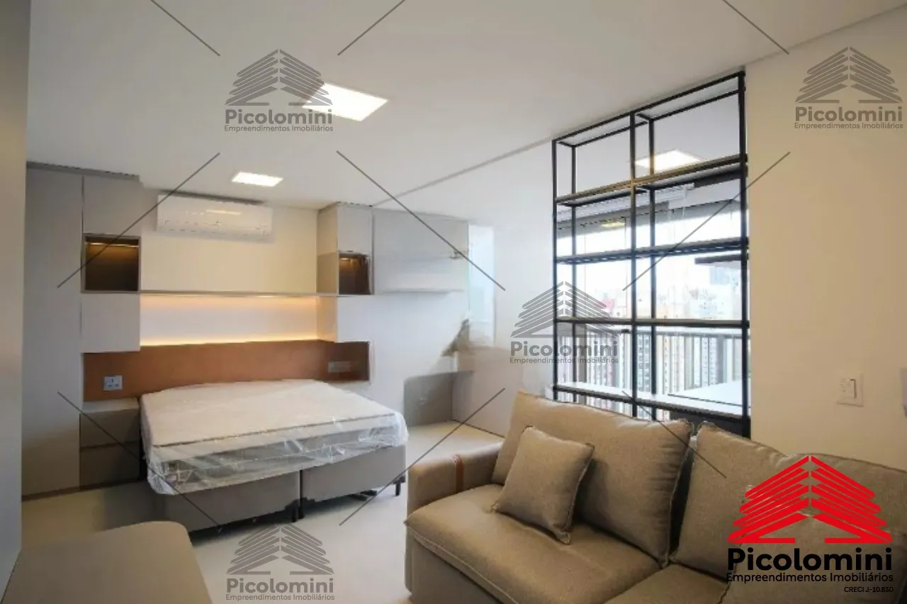 Studio para locação no Tatuapé de 39m², 1 quarto, 1 banheiro, lavanderia, área de serviço,