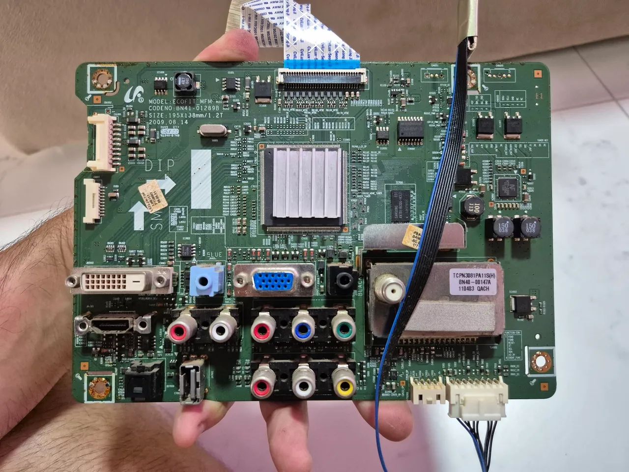 Placa principal Monitor Samsung Sync master P2470HN - BN41-01289B