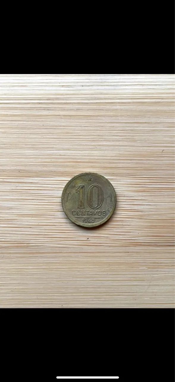 Moeda 10 Centavos de 1943
