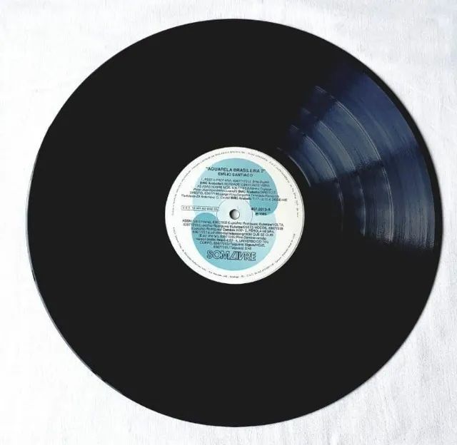 LP Disco Vinil - Emílio Santiago - Aquarela Brasileira 2 - 1989 - Foto 2
