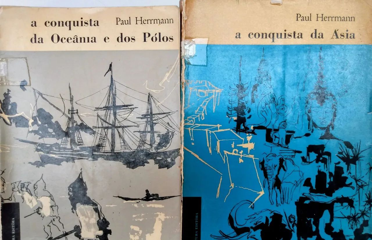Livros - A Conquista da Ásia - A Conquista da Oceania e dos Polos - Paul Herrmann 