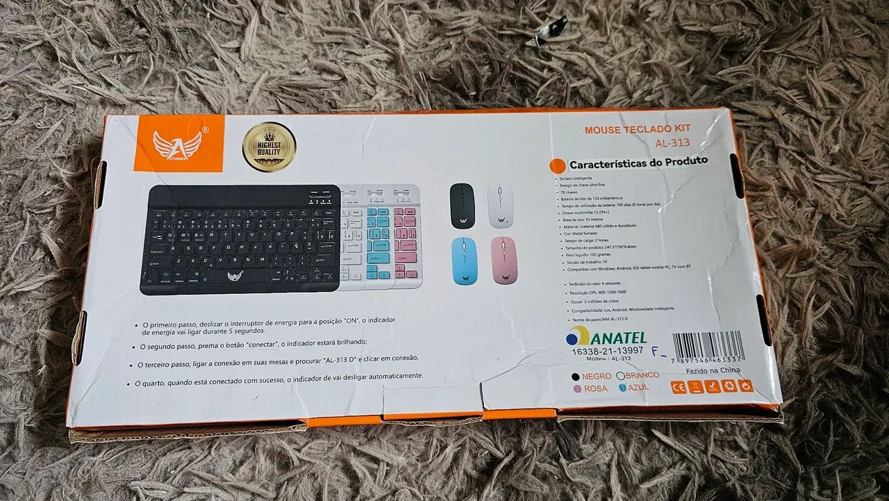 Kit Teclado e Mouse sem Fio - Perfeito para o seu dia a dia! - Foto 3