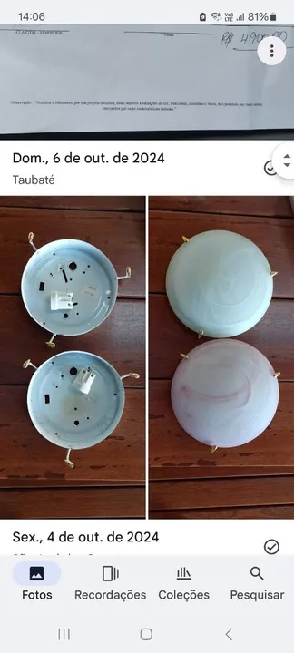 Lustre Moderno com 4 Placas