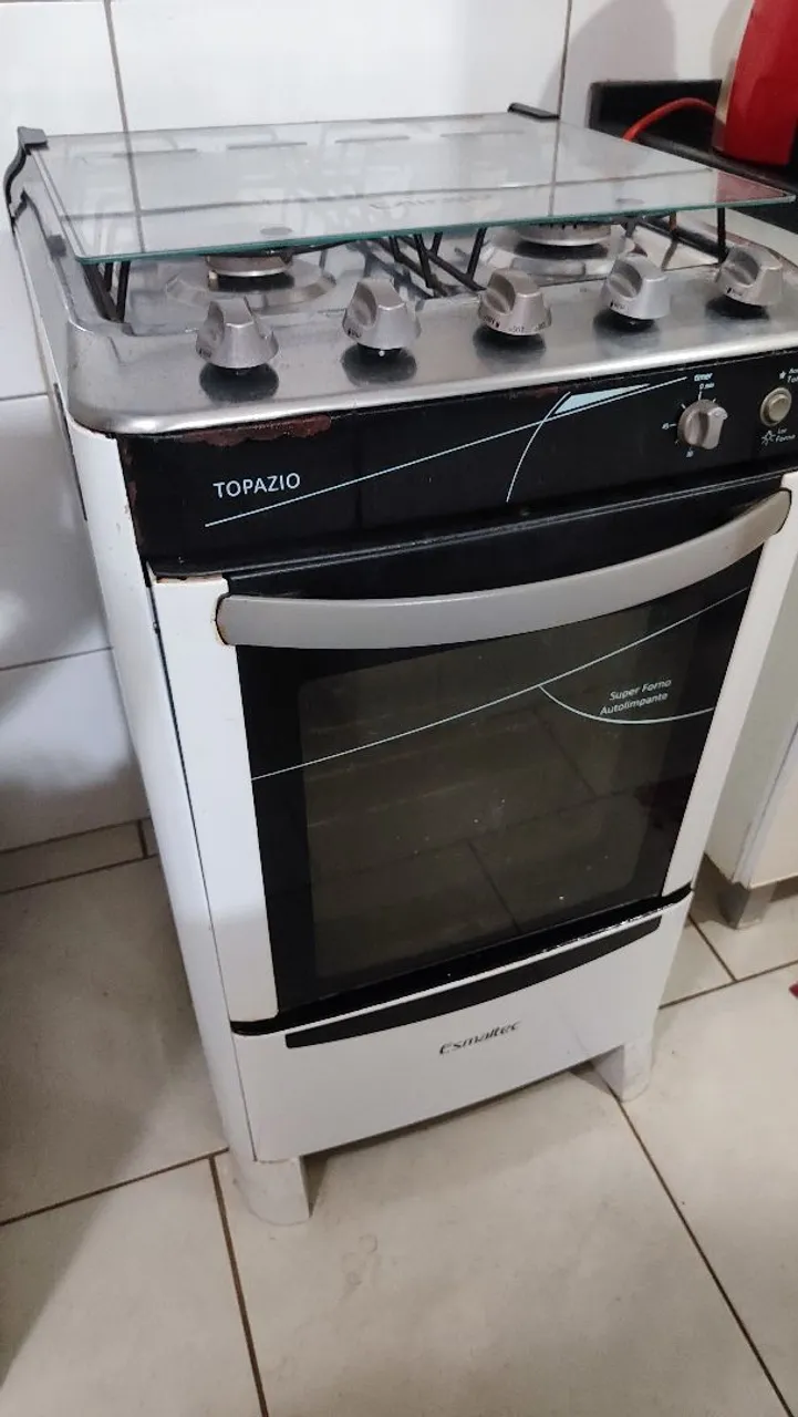 Fogão Esmaltec Topazio com Forno Autolimpante