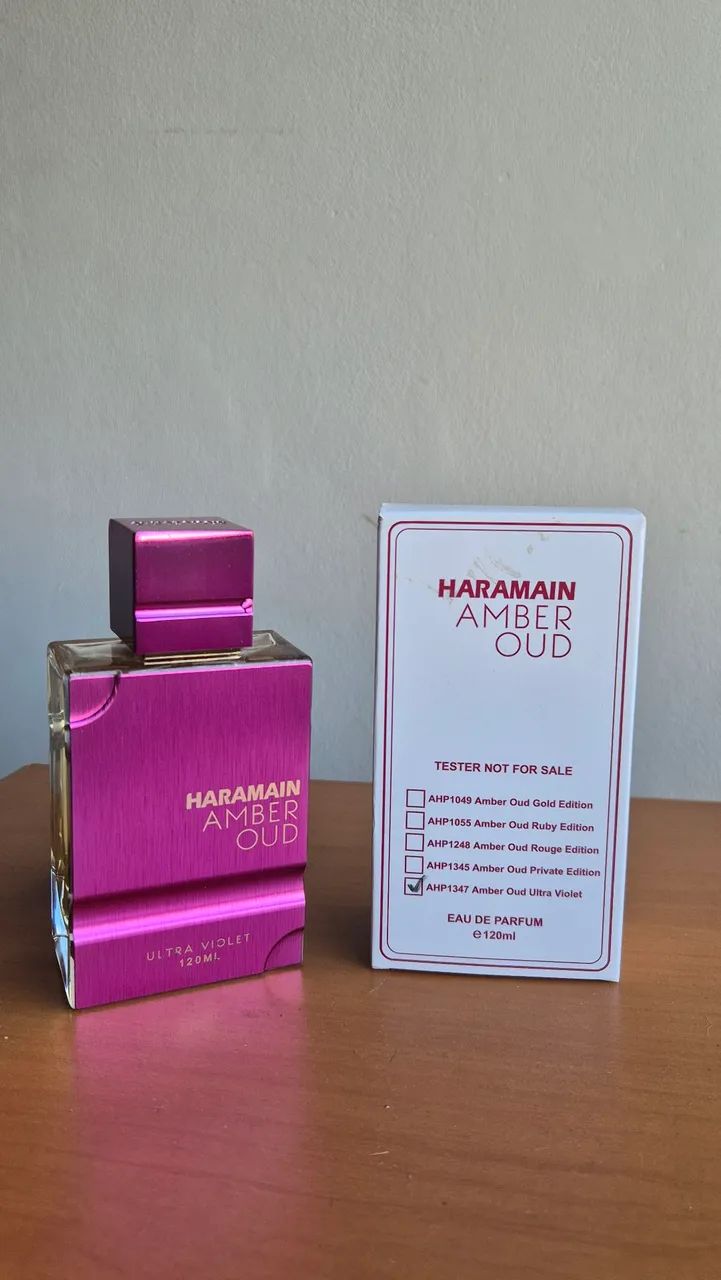 Al Haramain Amber Oud Ultra Violet 120ml Novo