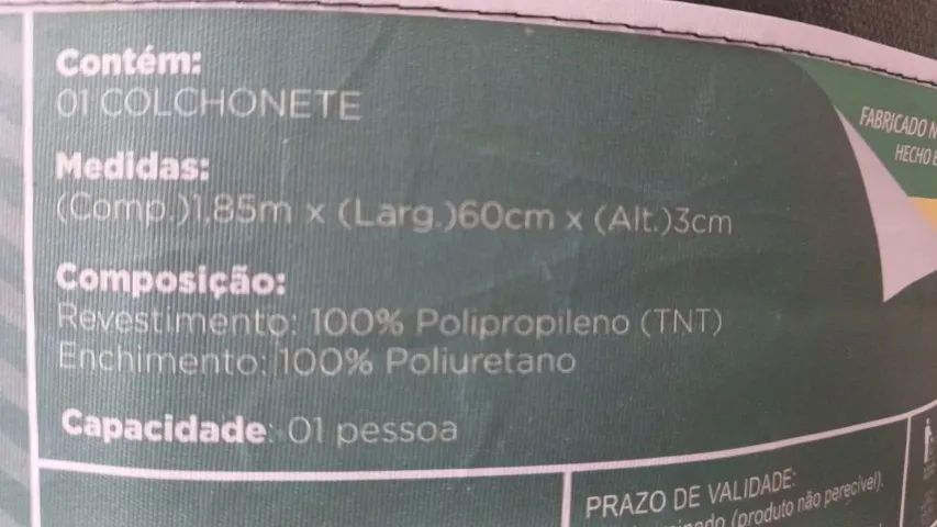Colchonete Camuflado - novo - Foto 6