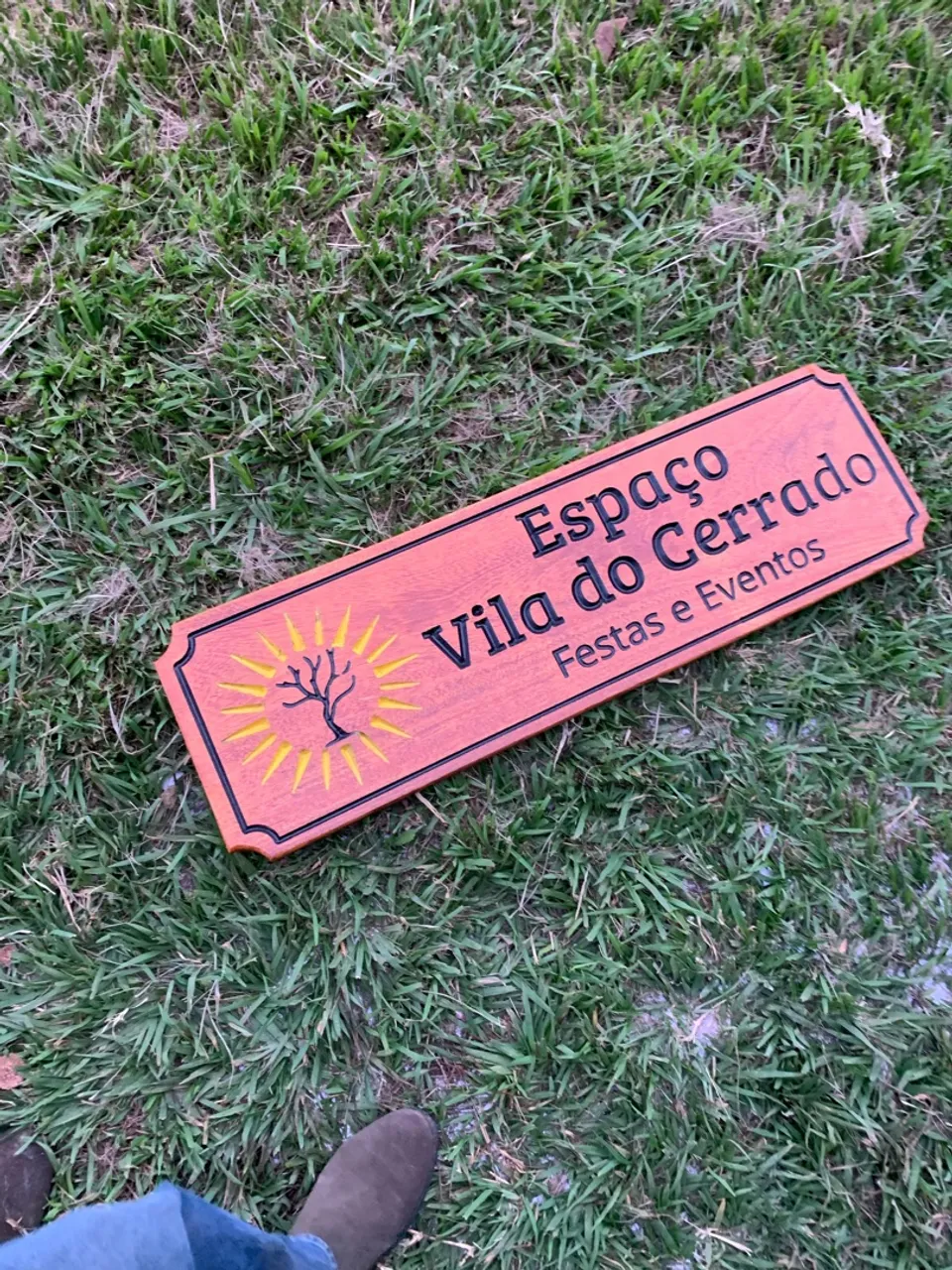 Placa Rústica Fazenda, Sítio, Chácara ou Rancho