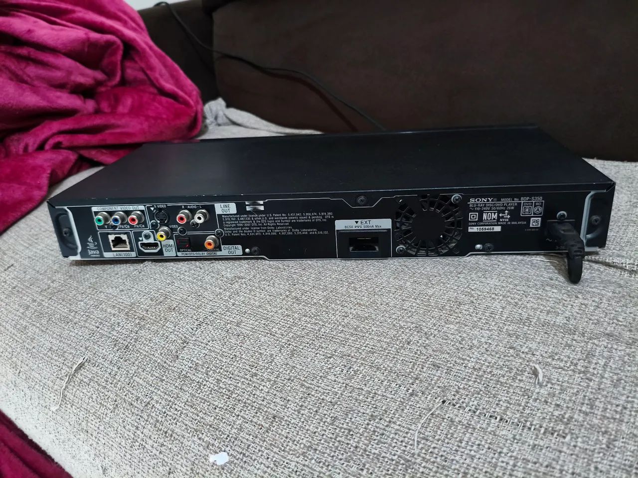 Blu-ray Player Sony BDP-S370 no estado  - Foto 3