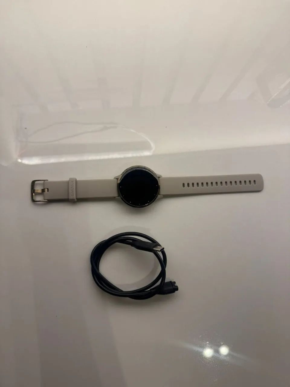 Garmin Venus 3S Cinza com dourado, Nunca Usado - Foto 2