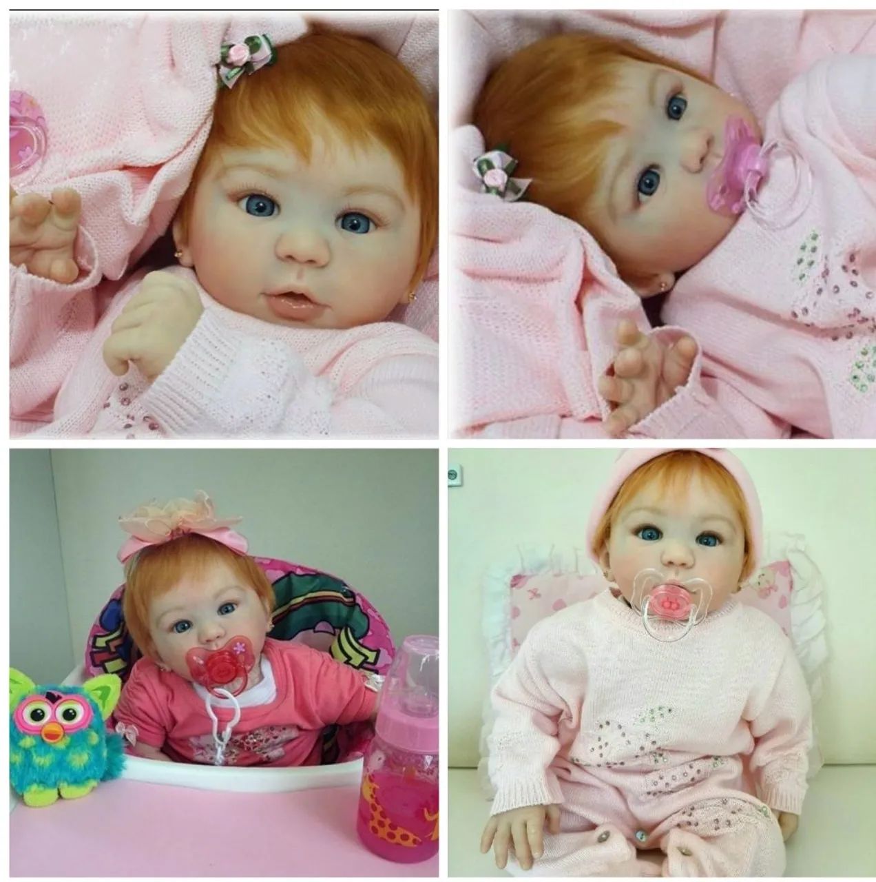 Boneca Bebê Reborn Ruiva  - Foto 2