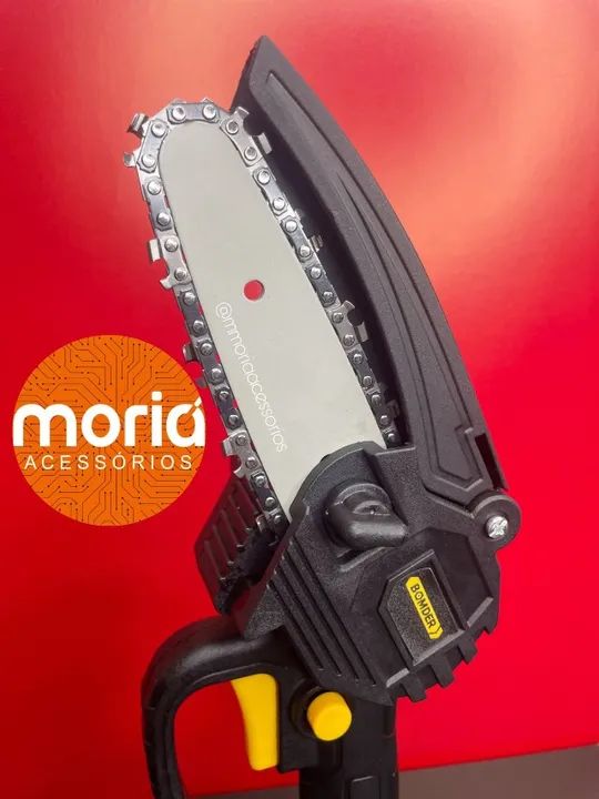 Moto Serra Eletrica Portátil 1500w Recarregável com 2Bateria Com Maleta - Foto 3