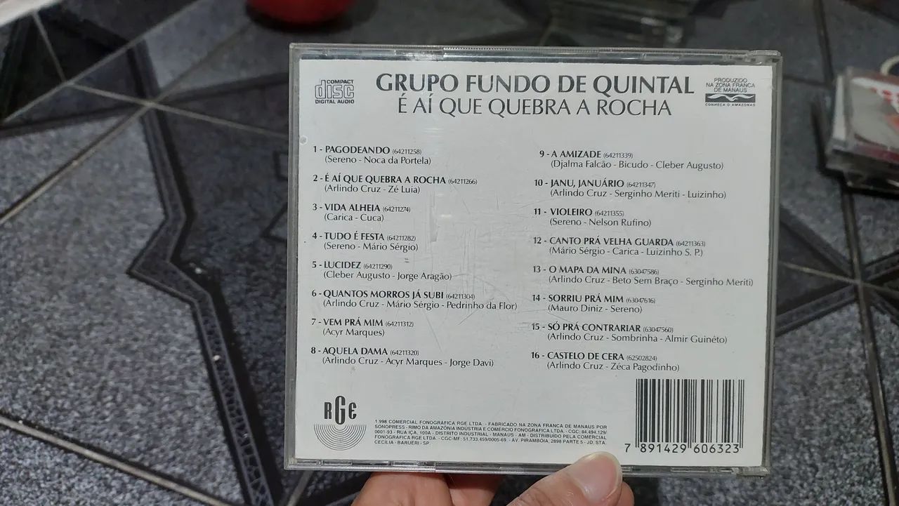CD original Grupo Fundo de Quintal - Foto 3